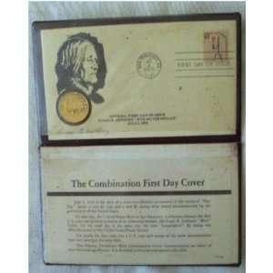   Susan B. Anthony First Day Cover and Dollar Coin 