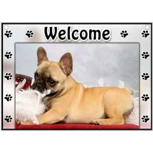  French Bulldog Welcome Sign Patio, Lawn & Garden