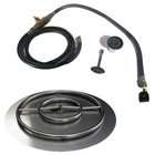 HDC 30 SS Fire Pit Ring Burner Kit With Pan Ng Connection Kit