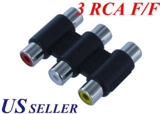 RCA AV Audio Video Female to Female Coupler Adapter (A3RCA22)  