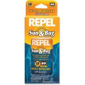  Repel 4 oz. 20% DEET / SPF 15 Sun & Bug Stuff Lotion 