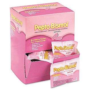 Pepto Bismol Tablets, 25 per Box  PhysiciansCare Johnson & Johnson 