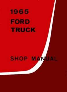 1965 FORD TRUCK F100 F350 Shop Service Manual Book  
