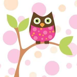  Bright Pink Baby Owl Sticker Arts, Crafts & Sewing