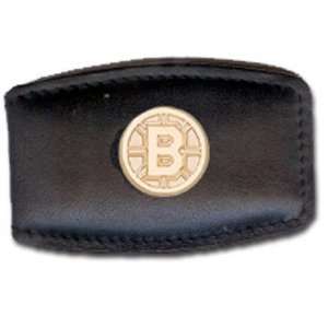  Boston Bruins Gold Plated Leather Money Clip Sports 