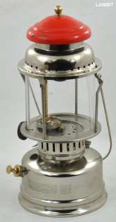 Swedish military kerosene lantern RADIUS 119   red top   repaired 