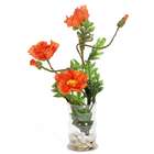 Labs 56611 16 H Poppy Floral Arrangement   Orange