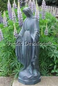 36 Iron Color VIRGIN MARY Outdoor Garden Statue NEW  
