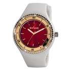 Axcent Exotic Ladies Watch with White Band and Red Dial