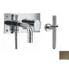   bath shower mixer with diverter and hand held shower  Brushed Nickel