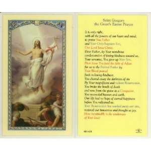St. Gregory Easter Prayer Holy Card (800 421)   10 pack (E24 786 