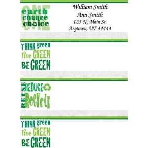  My White Check is Green Set of 150 Address Labels Office 