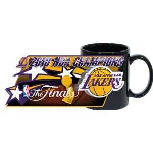  Los Angeles Lakers 2010 NBA Champions Sublimated Black Mug 