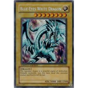  Blue Eyes White Dragon FL1 EN001 Secret Rare Toys & Games