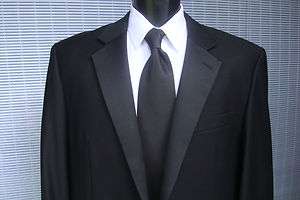 Contemporary Black Two Button Tuxedo Jacket  