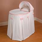Baby Doll Perfectly Pretty Pink Bassinet Liner/Skirt and Hood   Size 