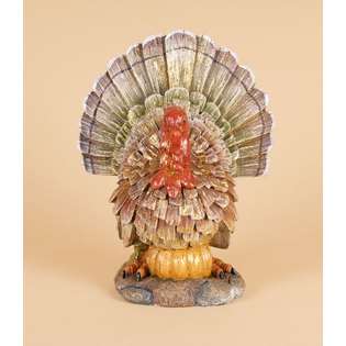 Lynn Roberts 9 Autumn Harvest Glittered Woodgrain Thanksgiving Turkey 