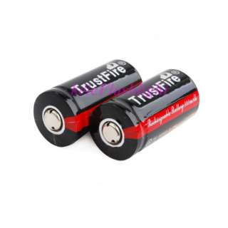 2pcs TrustFire 16340 3.7V 880mAh Rechargeable Battery  