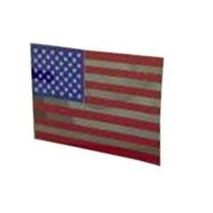  USA Flag Static Cling Decal Automotive