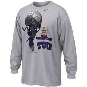   Frogs Youth Ash 2010 Fiesta Bowl Champions Official Locker Room Long