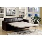 Acme Costa espresso finish leather like vinyl upholstered pull out 