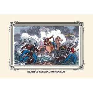  Vintage Art Death of General Packenham   16002 0