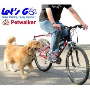  PURPLE   Lets Go Pet Walker Bicycle Dog Leash for Medium 