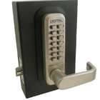   2835WH Keyless Mechanical Digital Spring Latch Door Lock   White