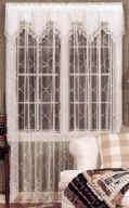 Curtain Panel   Heritage Lace   Simplicity in Ecru   60 x 84  