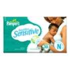 Pampers Swaddlers Dry Max Sensitive Diapers Size N 30 Count