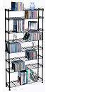   Multi Media Black Steel Shelving   Atlantic Inc   