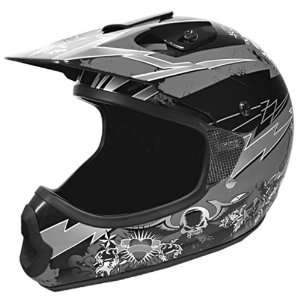  Cyber UX 22 Rip Helmet   Small/Grey/Silver Automotive