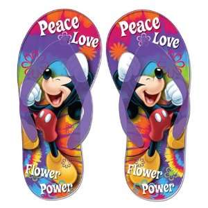  Disney Mickey Mouse Peace Flip Flops 