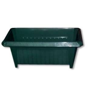  PLASTIC RECTANGLE FOOTED PLANTER   HUNTER Patio, Lawn 