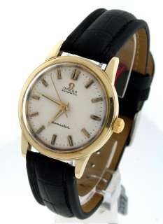 Omega Seamaster Vintage 14k Gold 34mm Watch.  