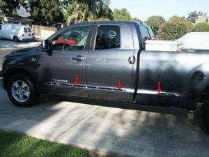 07 2011 Toyota Tundra Body Side Molding Trim Double Cab Short Bed 8PC 