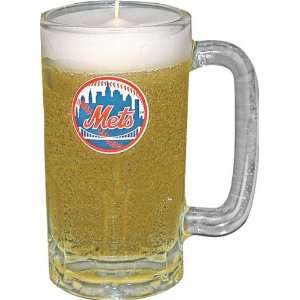  New York Mets Glass Mug Style Candle