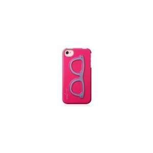  Iphone iPhone 4S (GSM,AT&T) (CDMA) Pink Back Cover (Cartoon Glasses 