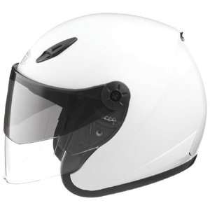  GMAX GM17 SPC Solid Open Face Helmet X Large  White 