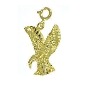  14kt Yellow Gold Eagle Pendant Jewelry