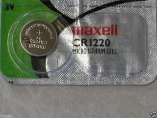 pc MAXELL CR1220 LITHIUM 3v BATTERY CR 1220 EXP2020  