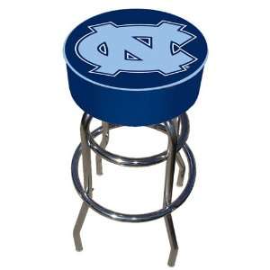   Tar Heels 25 Double Ring Swivel Bar Stool with 4 Thick Seat Sports