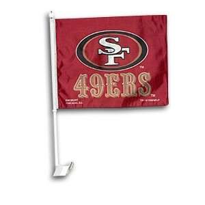 49ers Fremont Die NFL Car Flag 