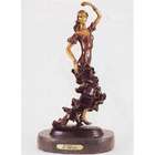Flamenco Bronze Sculpture Figurine By Demetre Chiparus 20 Inch Tall 