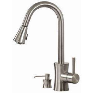   Luca Pull Down Kitchen Faucet with Soap Dispenser from the Luca S