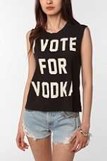 Truly Madly Deeply Vote For Vodka Muscle Tee