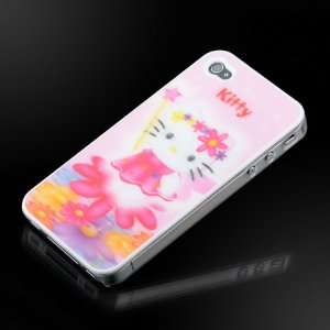   Kitty Pink Fairy 3D hologram illusion case cover for Apple iPhone 4
