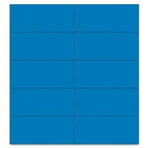  Dry Erase Magnetic Tape Strips Blue 2 x 1/8 25/Pack 