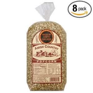 Amish Country Popcorn Popcorn White, 32 Ounce (Pack of 8)  