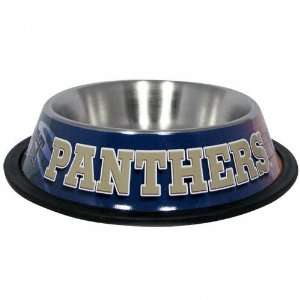 Pittsburgh Panthers Stainless Steel Dog Bowl  Sports 